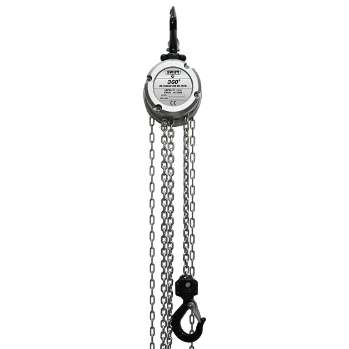 Aluminium Chain Pulley Block – Portable Manual Lifting Hoist with Alloy Body and Load Chain