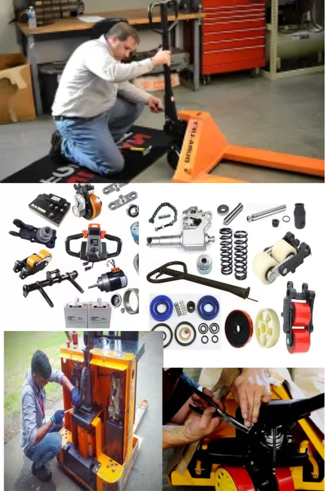 Hand pallet truck and stacker repairing services with ARC support in Bhiwadi, Alwar, Neemrana & NCR